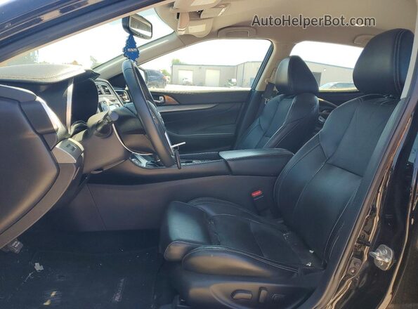1N4AA6AP9JC381966 2018 NISSAN MAXIMA Black Widok wnętrza z przodu