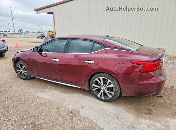 1N4AA6APXGC417303 2016 NISSAN MAXIMA Burgundy 