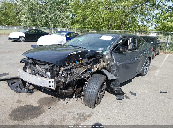 1N4AA6APXGC422453 2016 NISSAN MAXIMA Gray Առջևի ձախ երեք քառորդ տեսարան