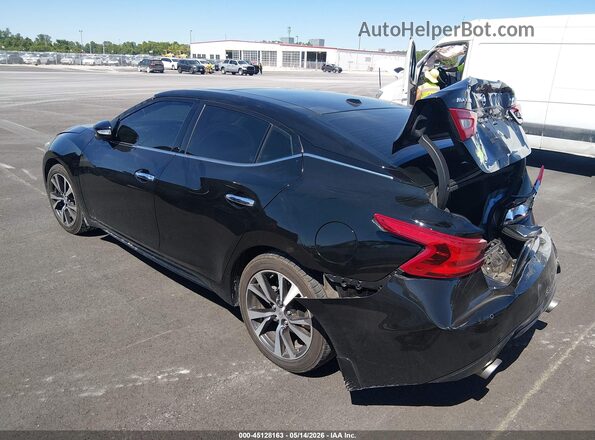 1N4AA6APXGC429600 2016 NISSAN MAXIMA Black უკანა მარცხენა