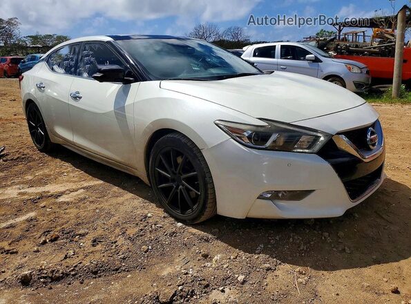 1N4AA6APXHC362367 2017 NISSAN MAXIMA White Передня права чверть