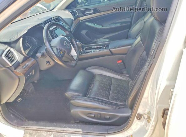 1N4AA6APXHC362367 2017 NISSAN MAXIMA White Вид салону спереду