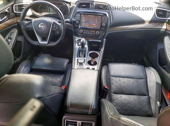 1N4AA6APXHC362367 2017 NISSAN MAXIMA White Вид панелі приладів