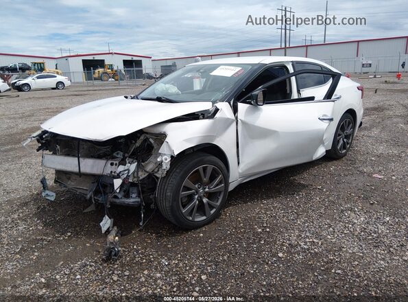 1N4AA6APXHC374423 2017 NISSAN MAXIMA White Vista tres cuartos delantera izquierda