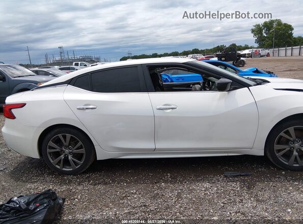 1N4AA6APXHC374423 2017 NISSAN MAXIMA White Vista interior trasera