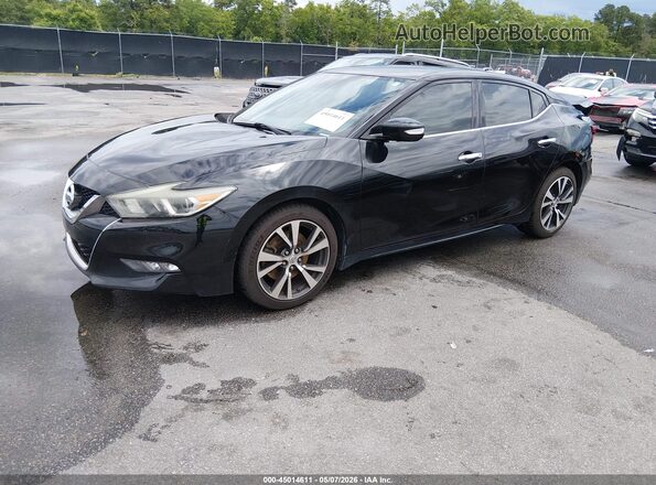 1N4AA6APXHC392291 2017 NISSAN MAXIMA Black Przód lewy