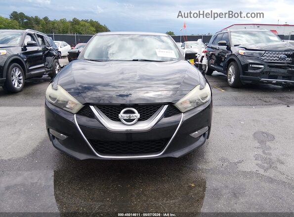 1N4AA6APXHC392291 2017 NISSAN MAXIMA Black Widok zestawu wskaźników