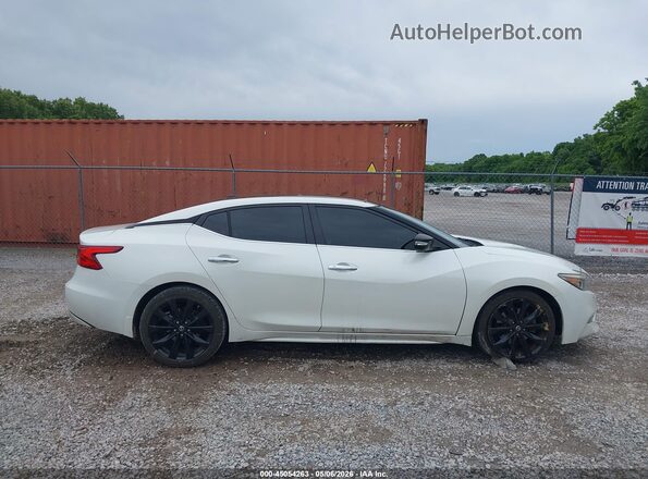 1N4AA6APXHC442218 2017 NISSAN MAXIMA White უკანა სალონის ხედი