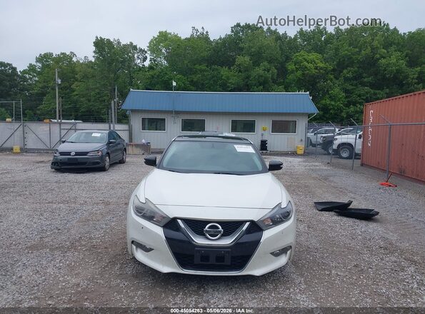 1N4AA6APXHC442218 2017 NISSAN MAXIMA White ხელსაწყოთა პანელის ხედი