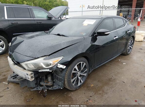 1N4AA6APXHC447449 2017 NISSAN MAXIMA Black Vista tres cuartos delantera izquierda