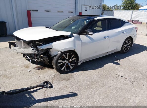 1N4AA6APXJC375402 2018 NISSAN MAXIMA White Front left