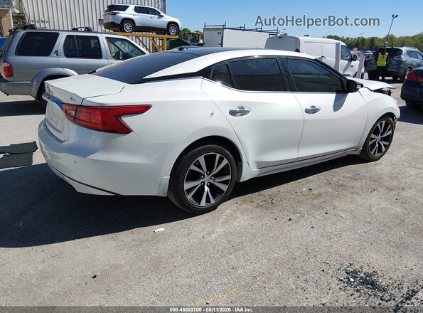 1N4AA6APXJC375402 2018 NISSAN MAXIMA White Rear right