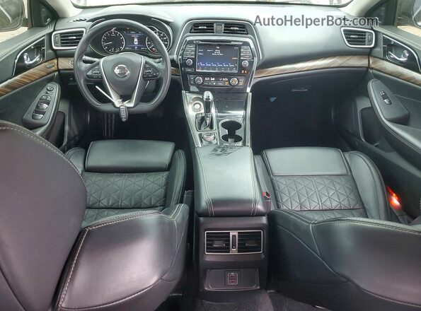 1N4AA6APXJC401528 2018 NISSAN MAXIMA Black Вид панелі приладів