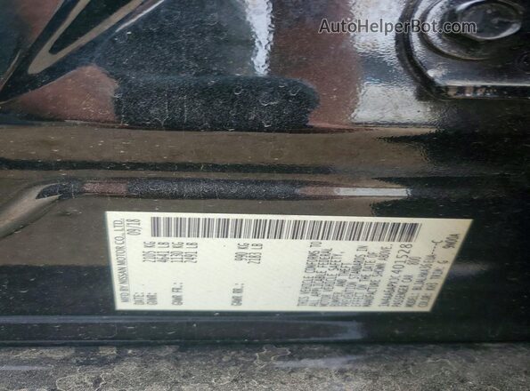 1N4AA6APXJC401528 2018 NISSAN MAXIMA Black Вид підкапотного простору
