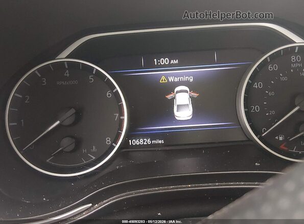 1N4AA6AV0KC369821 2019 NISSAN MAXIMA Silver 360 interior view