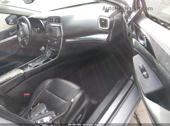 1N4AA6AV1KC371366 2019 NISSAN MAXIMA Gray Front interior view