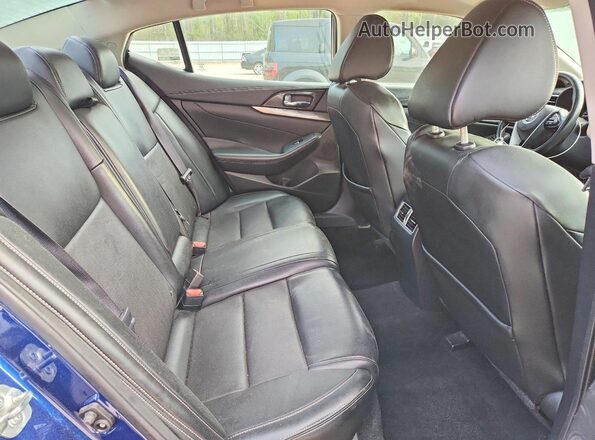 1N4AA6AV2KC371022 2019 NISSAN MAXIMA Blue Вид задніх сидінь