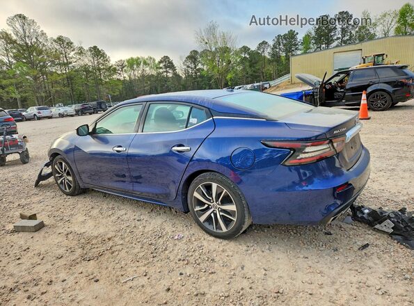 1N4AA6AV2KC371022 2019 NISSAN MAXIMA Blue Задня ліва чверть