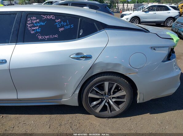 1N4AA6AV3KC360448 2019 NISSAN MAXIMA Silver წინა ხედი