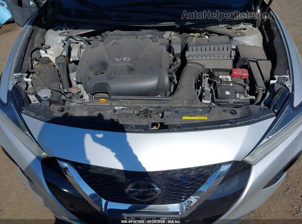 1N4AA6AV3KC360448 2019 NISSAN MAXIMA Silver უკანა ხედი