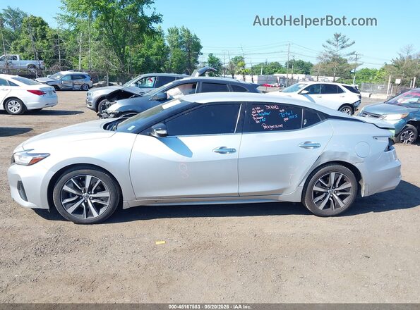 1N4AA6AV3KC360448 2019 NISSAN MAXIMA Silver სალონის 360-გრადუსიანი ხედი
