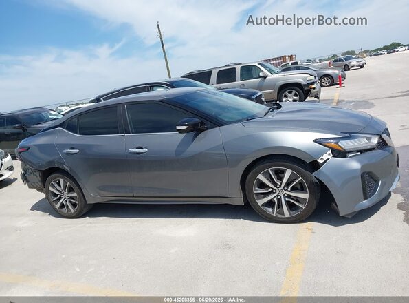 1N4AA6AV3KC370087 2019 NISSAN MAXIMA Gray უკანა სალონის ხედი