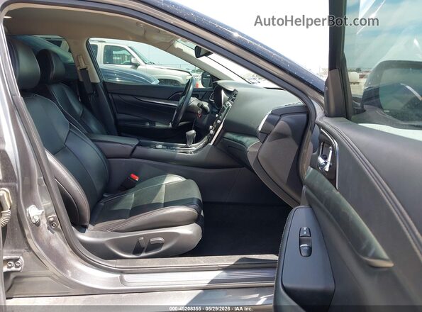 1N4AA6AV3KC370087 2019 NISSAN MAXIMA Gray წინა სალონის ხედი
