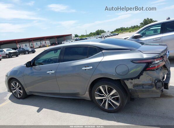 1N4AA6AV3KC370087 2019 NISSAN MAXIMA Gray სალონის 360-გრადუსიანი ხედი