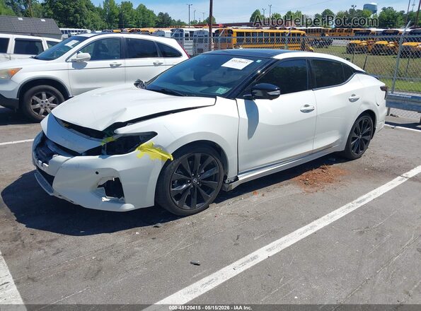 1N4AA6AV4KC378411 2019 NISSAN MAXIMA White Front left