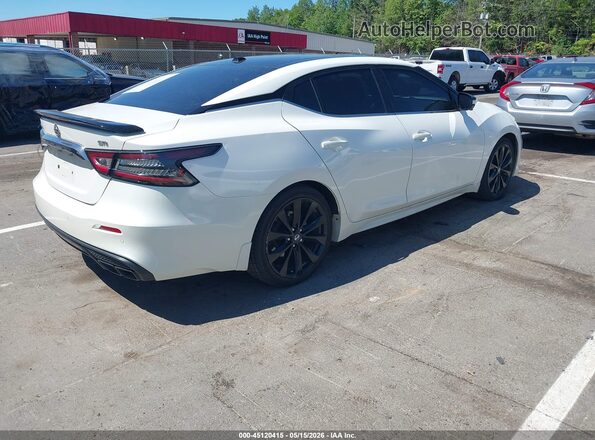 1N4AA6AV4KC378411 2019 NISSAN MAXIMA White Rear right