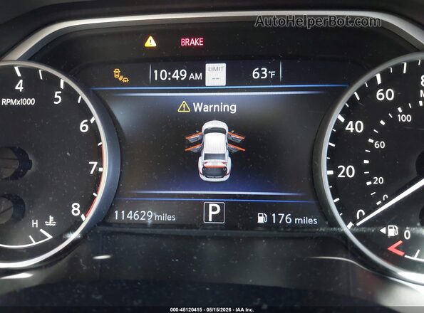 1N4AA6AV4KC378411 2019 NISSAN MAXIMA White 