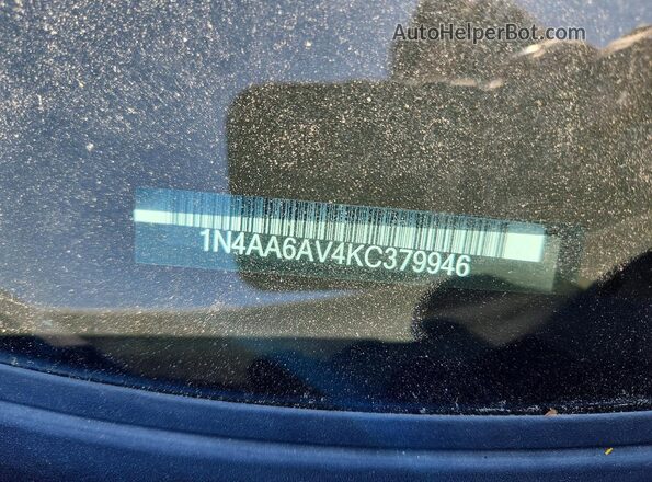 1N4AA6AV4KC379946 2019 NISSAN MAXIMA White 