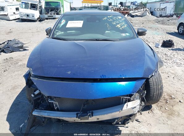 1N4AA6AV4KC381924 2019 NISSAN MAXIMA Синий Вид панели приборов