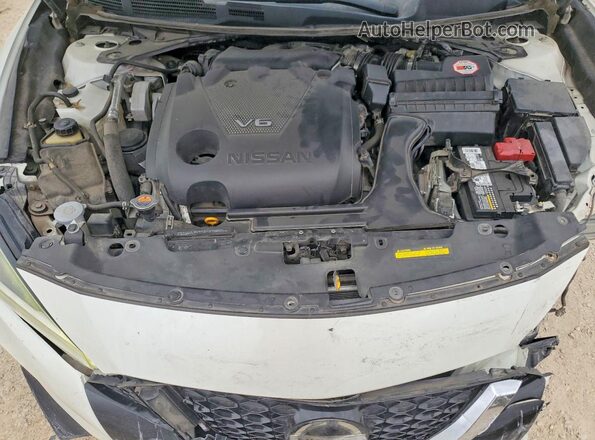1N4AA6AV5KC361424 2019 NISSAN MAXIMA White Vista interior trasera