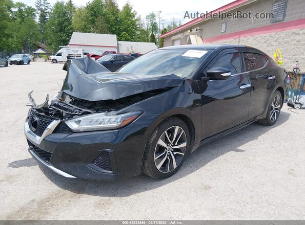 1N4AA6AV5KC375839 2019 NISSAN MAXIMA Black Przód lewy