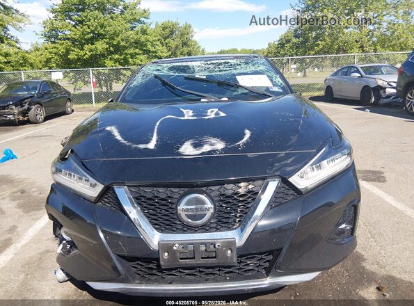 1N4AA6AV5KC382869 2019 NISSAN MAXIMA Черный Вид спереди