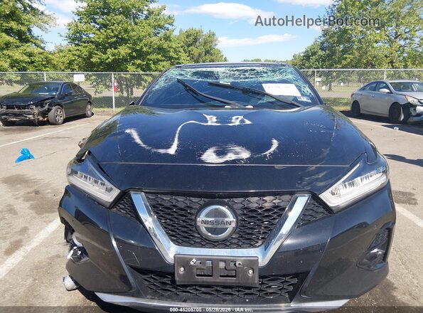 1N4AA6AV5KC382869 2019 NISSAN MAXIMA Черный Вид щитка приборов