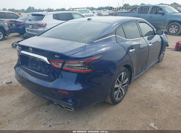 1N4AA6AV5KC384105 2019 NISSAN MAXIMA Blue Задня права чверть