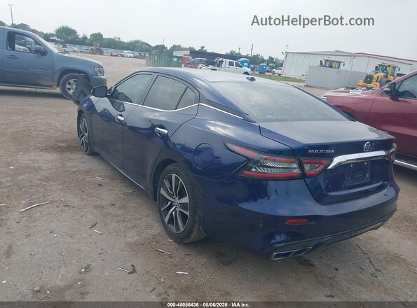 1N4AA6AV5KC384105 2019 NISSAN MAXIMA Blue Задня ліва чверть