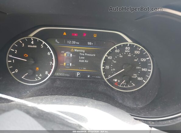 1N4AA6AV5KC384105 2019 NISSAN MAXIMA Blue Вид задніх сидінь