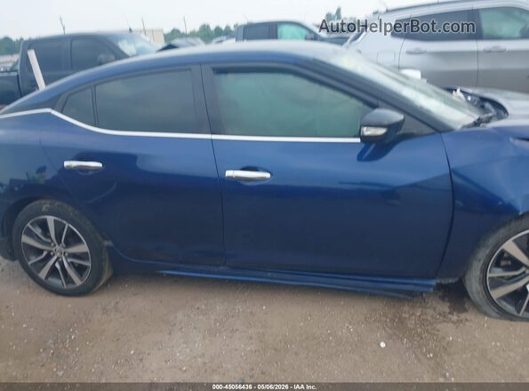 1N4AA6AV5KC384105 2019 NISSAN MAXIMA Blue Вид задньої частини салону