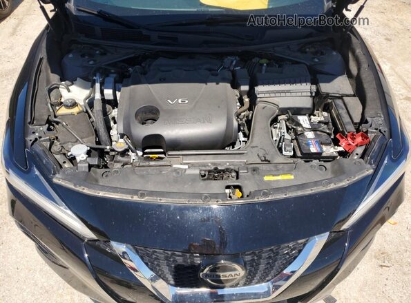1N4AA6AV6KC378796 2019 NISSAN MAXIMA PLATINUM Black Vista interior trasera