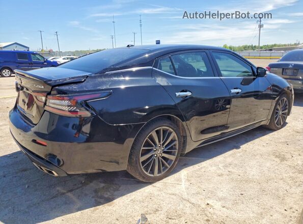 1N4AA6AV6KC378796 2019 NISSAN MAXIMA PLATINUM Black Trasero derecho