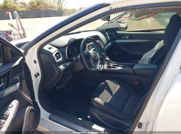 1N4AA6AV6KC379933 2019 NISSAN MAXIMA White Vista interior delantera