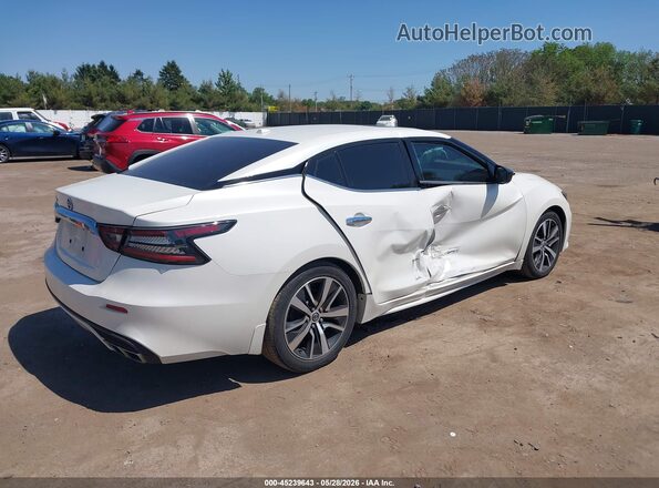 1N4AA6AV6KC379933 2019 NISSAN MAXIMA White Trasero derecho