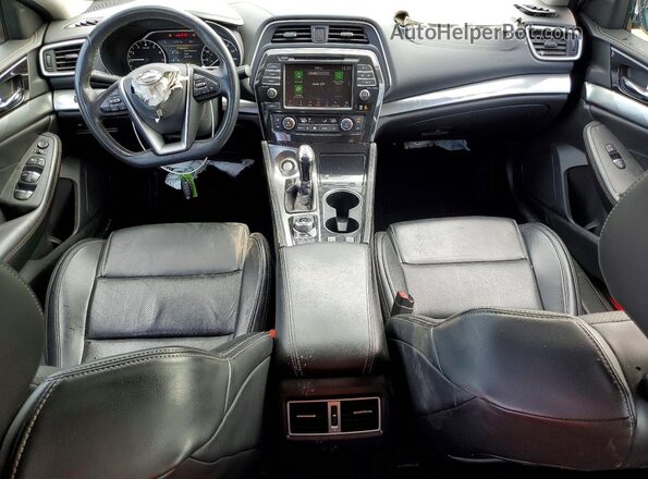 1N4AA6AV7KC369704 2019 NISSAN MAXIMA Black Widok deski rozdzielczej