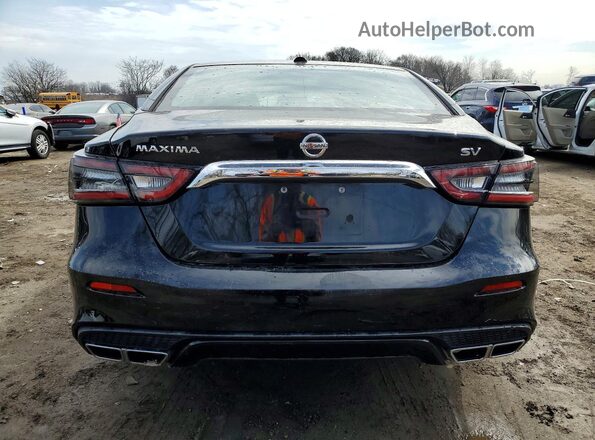 1N4AA6AV7KC369704 2019 NISSAN MAXIMA Black Widok z tyłu
