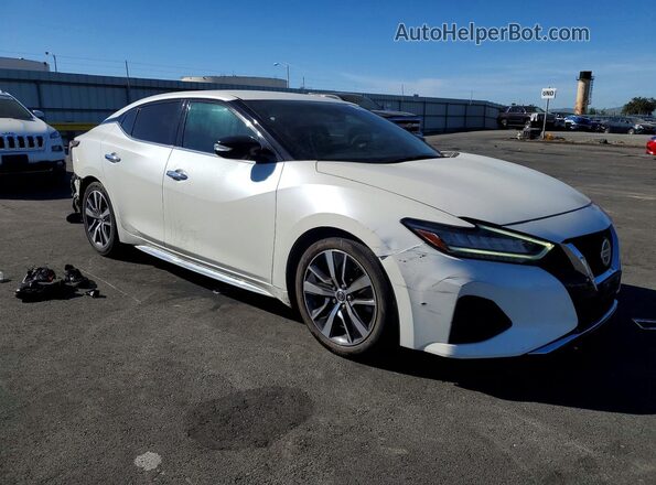 1N4AA6AV8KC370702 2019 NISSAN MAXIMA White 
