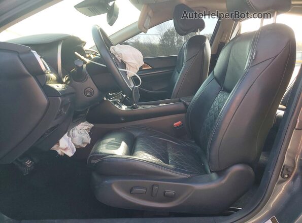 1N4AA6AVXKC366215 2019 NISSAN MAXIMA PLATINUM Серый Вид салона спереди
