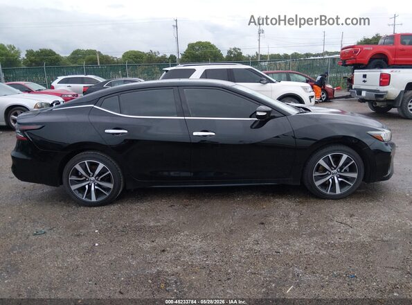 1N4AA6CV2LC363906 2020 NISSAN MAXIMA Черный Вид задней части салона